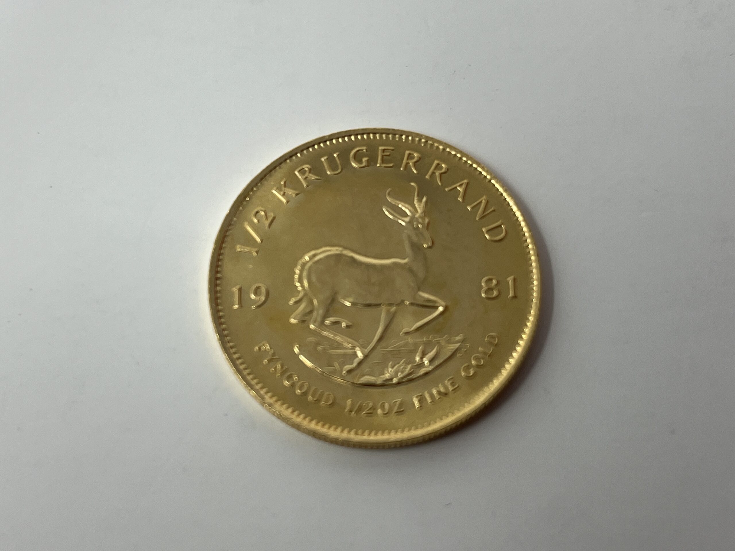 K22 南アフリカ共和国 1/2oz クルーガーランド金貨　の買取